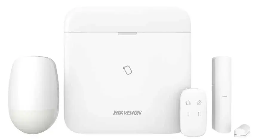 Hikvision DS-PWA96-Kit-WE - Kablosuz Alarm Seti (96 Zone Panel, Pır, Kumanda, Manyetik Kontak)