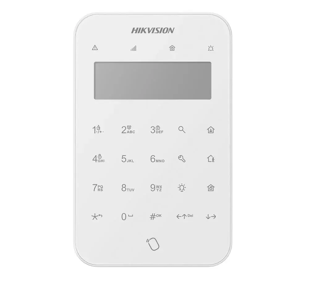Hikvision DS-PK1-LT-WE - Kablosuz LCD Tuş Takımı