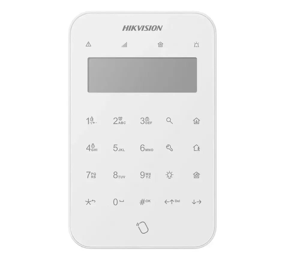 Hikvision DS-PK1-LT-WE - Kablosuz LCD Tuş Takımı
