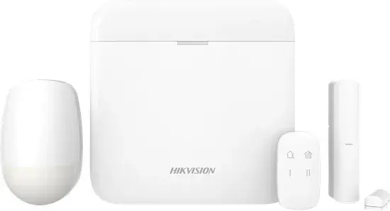 Hikvision DS-PWA64-Kit-WE - Kablosuz Alarm Seti (64 Zone Panel, Pır, Kumanda, Manyetik Kontak)