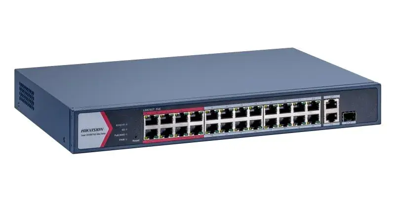 Hikvision DS-3E1326P-EI/M - 24 Port Fast Ethernet Akıllı POE Switch